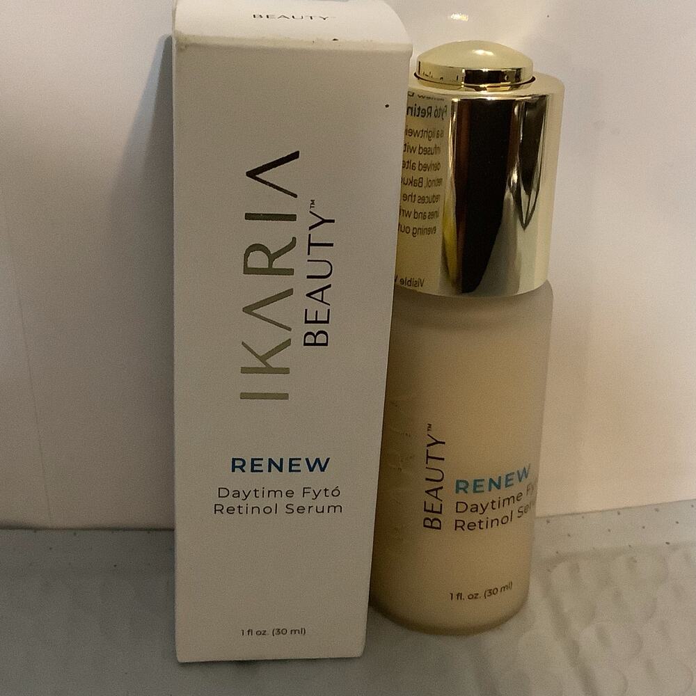 Ikaria Beauty Renew Daytime Fyto Retinol Serum 1 oz / 30 mL - NIB